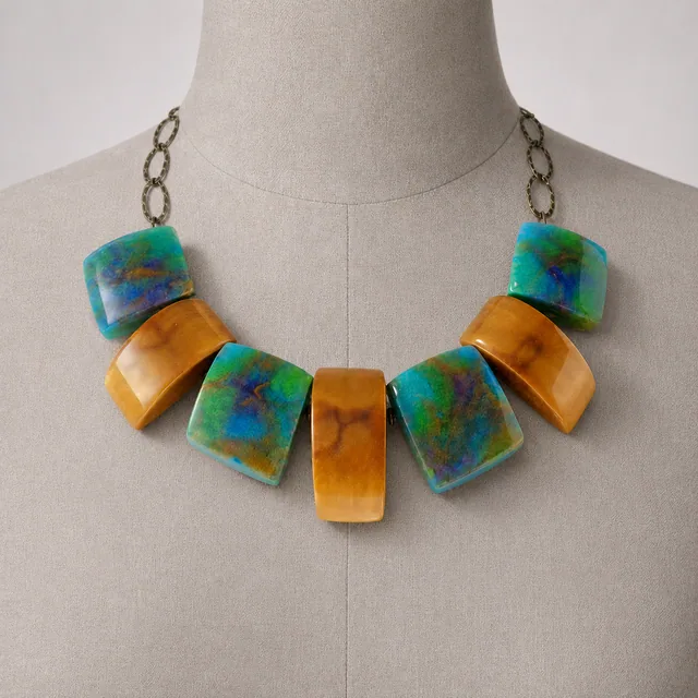 Fractured Monolith necklace FMSA11