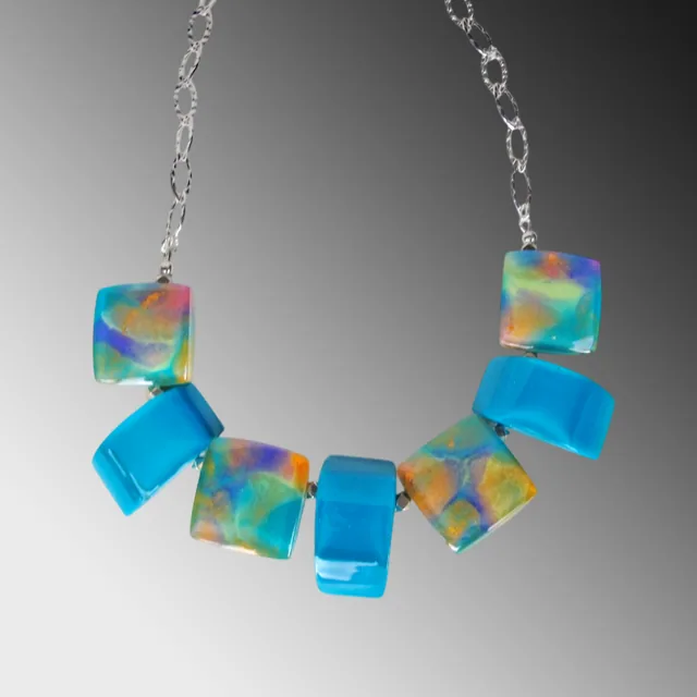 Fractured Monolith necklace FMSA5