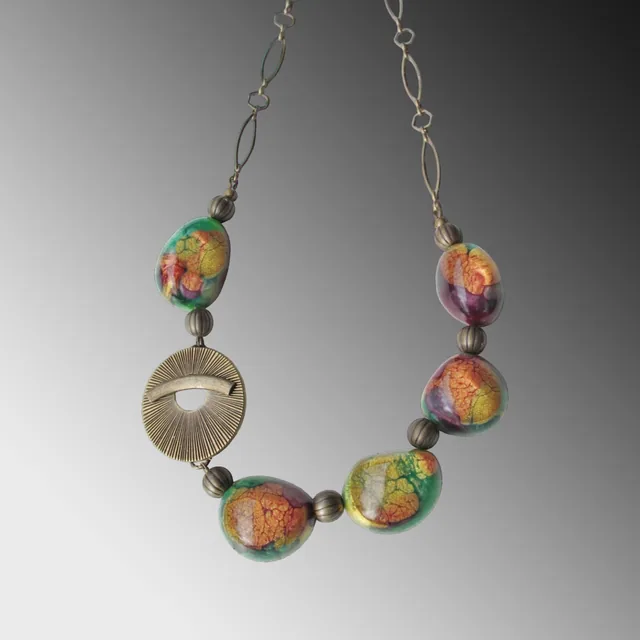 Curved Resonance necklace CRUR14