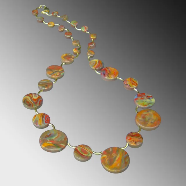 Curved Resonance necklace CRSC17