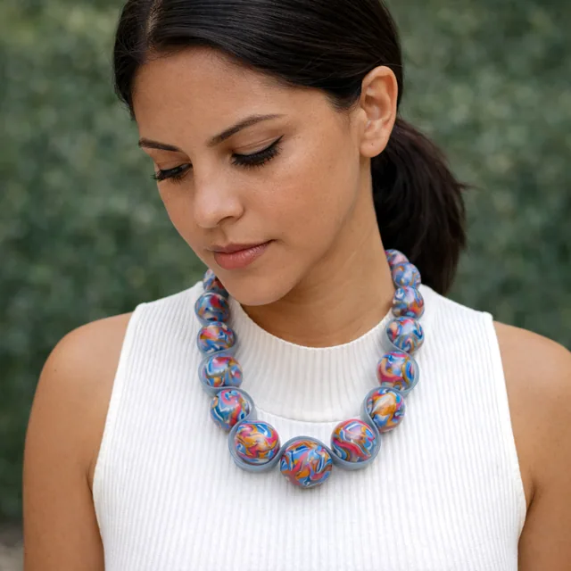 Curved Resonance necklace CRCC14
